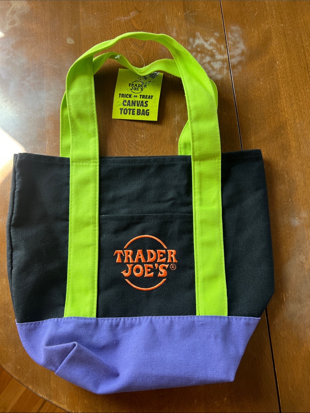 Trader Joe’s Trick or Treat Canvas Tote Bag NWT